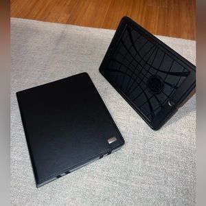 Bundle! Ipad 6th gen ipad case spigen and ihome leather cover soft case